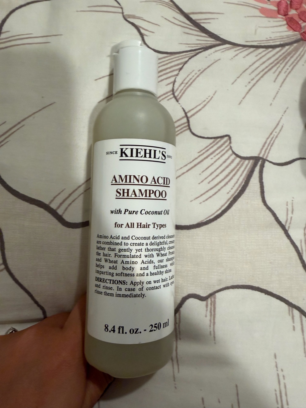 Kiehl's Amino Acid Shampoo - White Bottle with Black Text